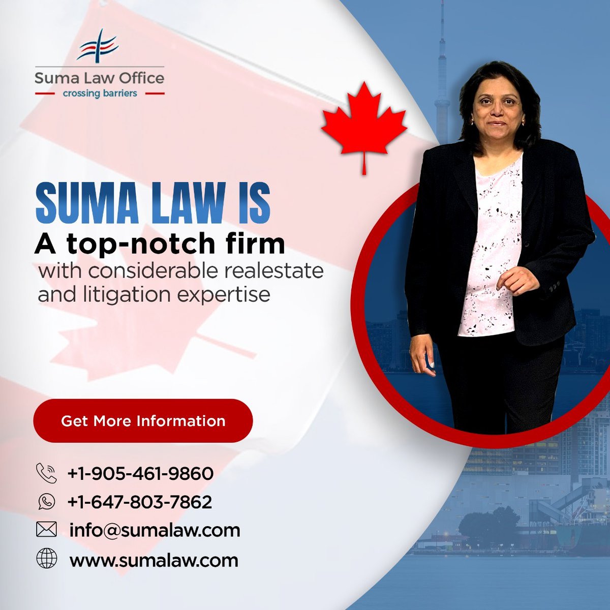 Suma Rao Professional Corporation Mississauga, Canada Office