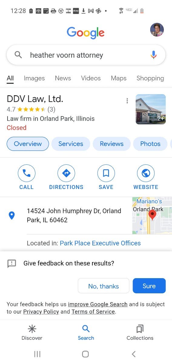 DDV Law, Ltd Orland Park, IL Office