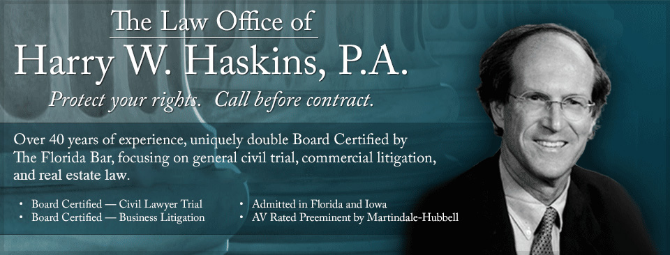 Law Office of Harry W. Haskins, P.A Sarasota,  Office