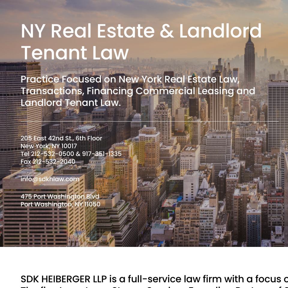 SDK HEIBERGER LLP New York City,  Office