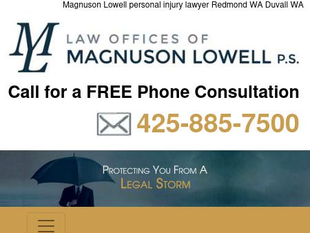 Law Offices of Magnuson Lowell PS Redmond, WA Office