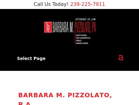 Barbara M. Pizzolato, PA Fort Myers, FL Office