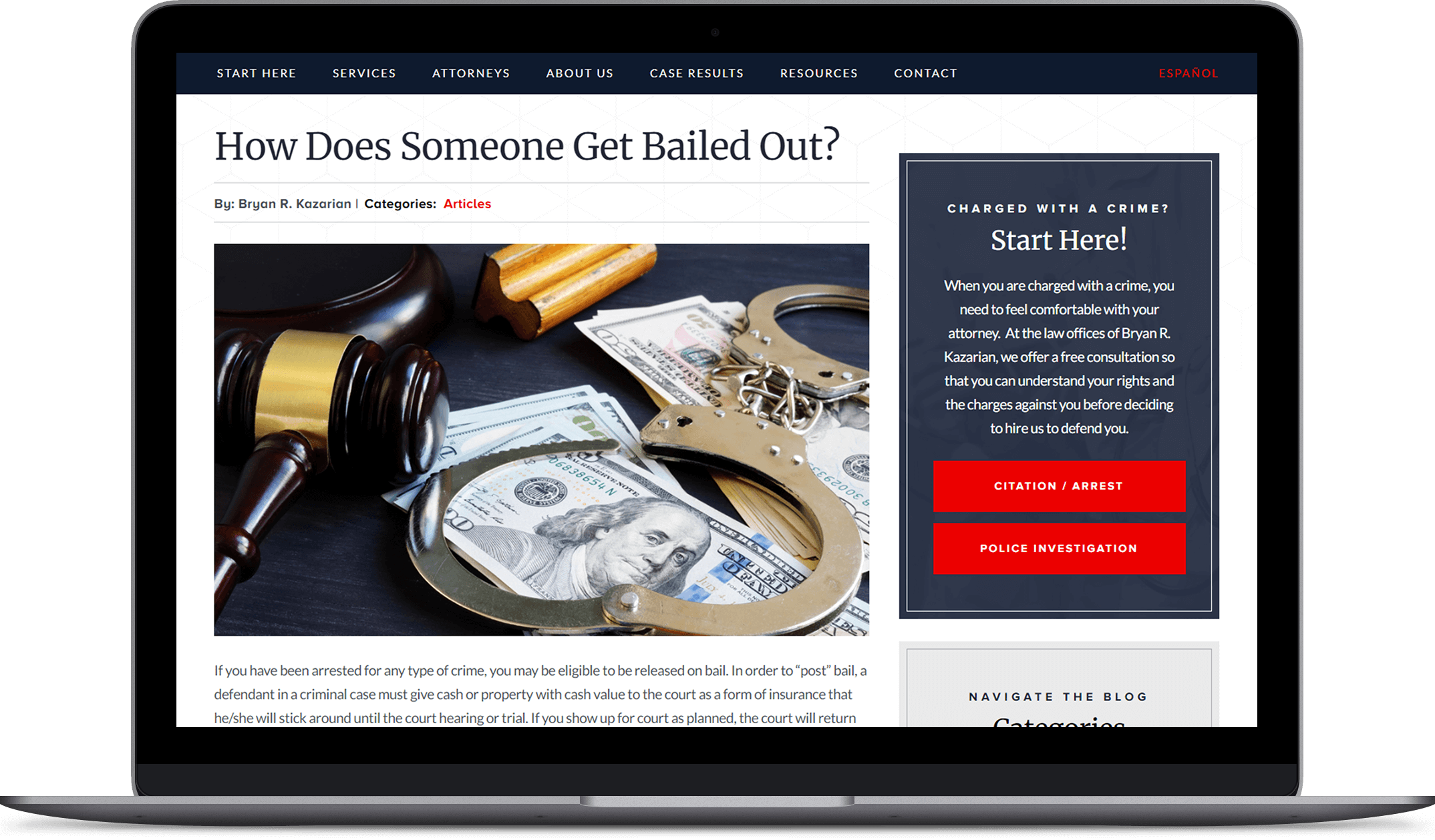 The Law Offices of Bryan R. Kazarian Downey, CA Office