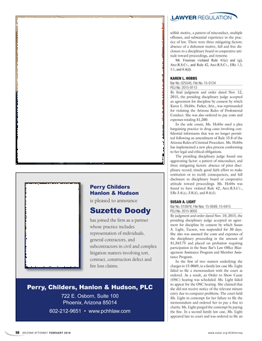 Childers Hanlon & Hudson, PLC Phoenix,  Office