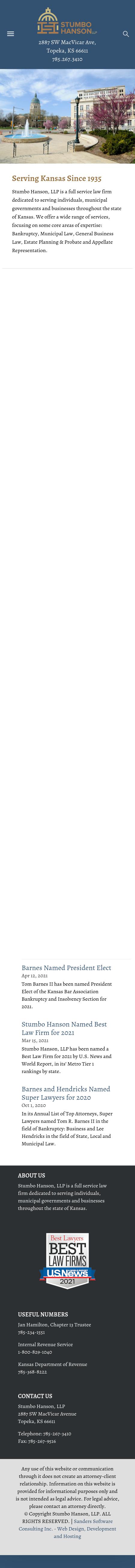 Stumbo Hanson, LLP Topeka, KS Office