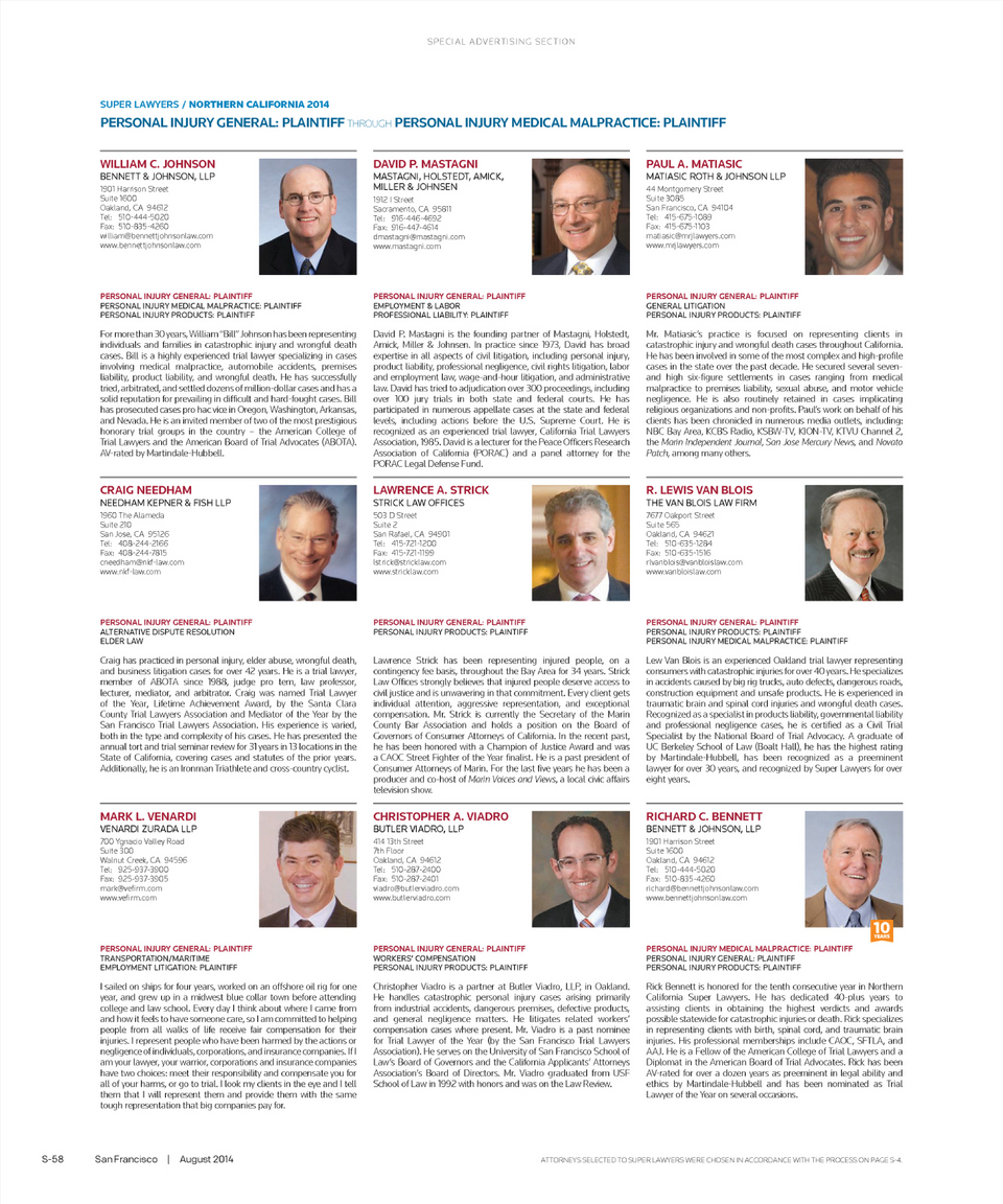 Mastagni Holstedt, A Professional Corporation San Francisco, CA Office