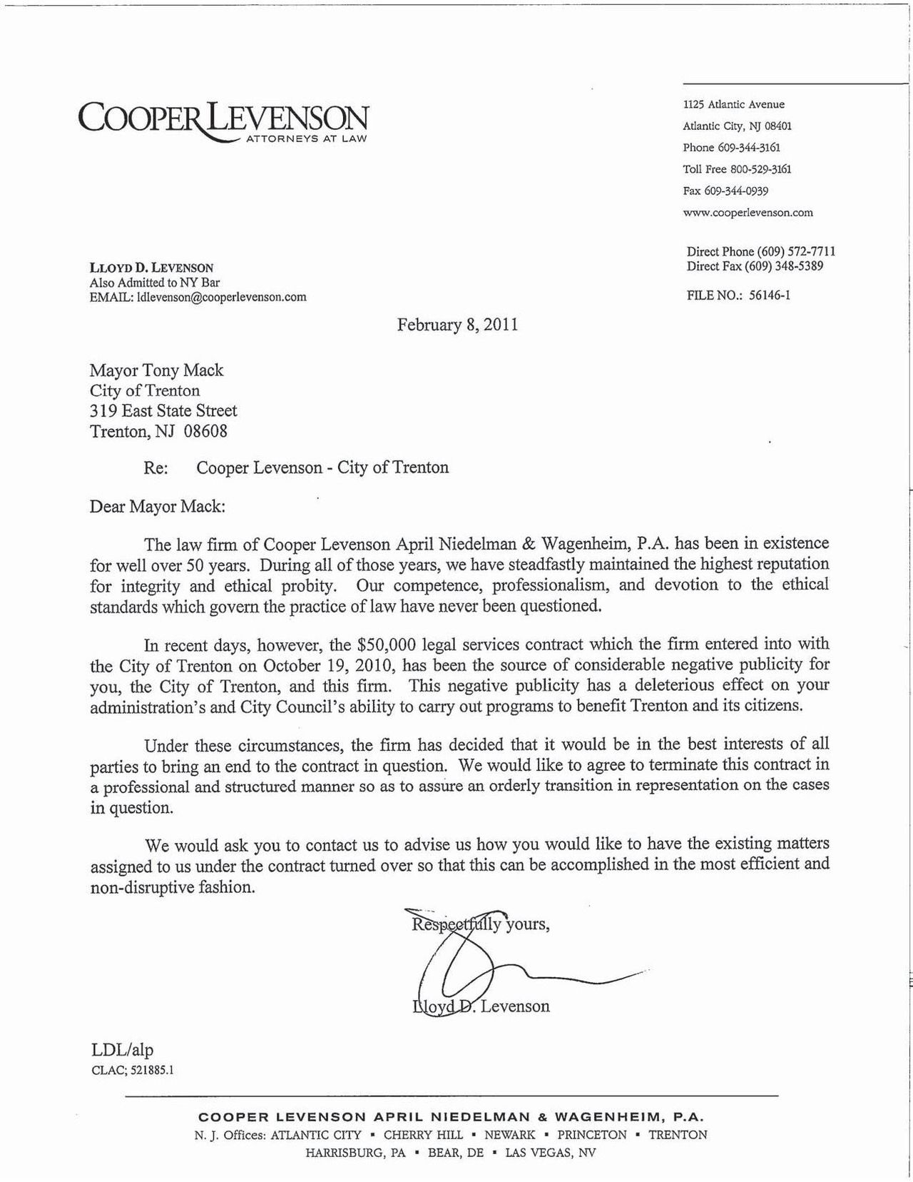 Cooper Levenson Attorneys at Law Las Vegas, NV Office