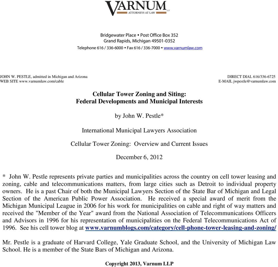 Varnum LLP Grand Rapids, MI Office