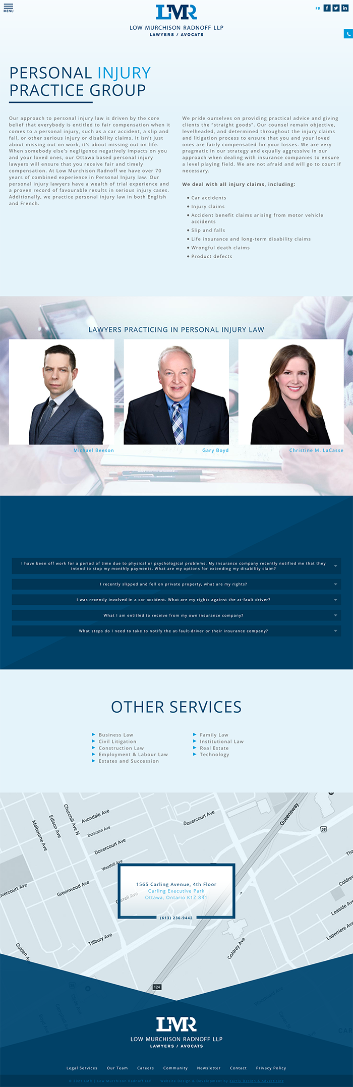 Low Murchison Radnoff LLP Ottawa, Canada Office