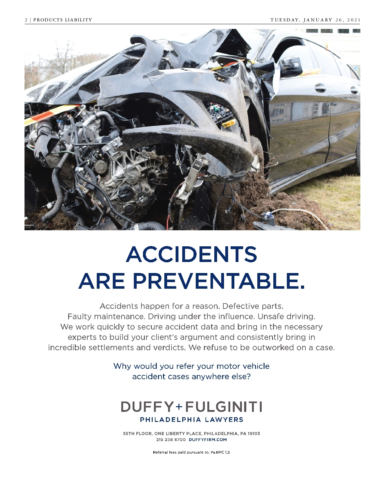 DUFFY + FULGINITI Philadelphia, PA Office