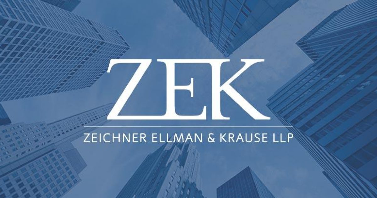 Zeichner Ellman & Krause LLP Roseland, NJ Office
