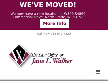 Jane L. Walker Attorney at Law Waukesha, WI Office