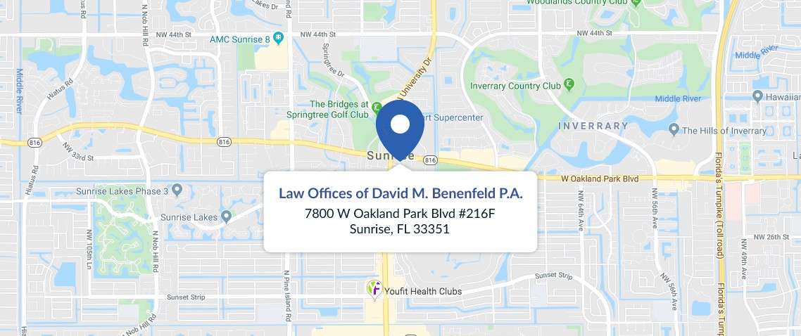 Law Offices of David M. Benenfeld, P.A Boca Raton, FL Office