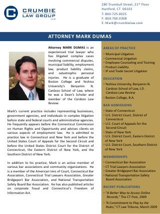 Crumbie Law Group, LLC Hartford, CT Office