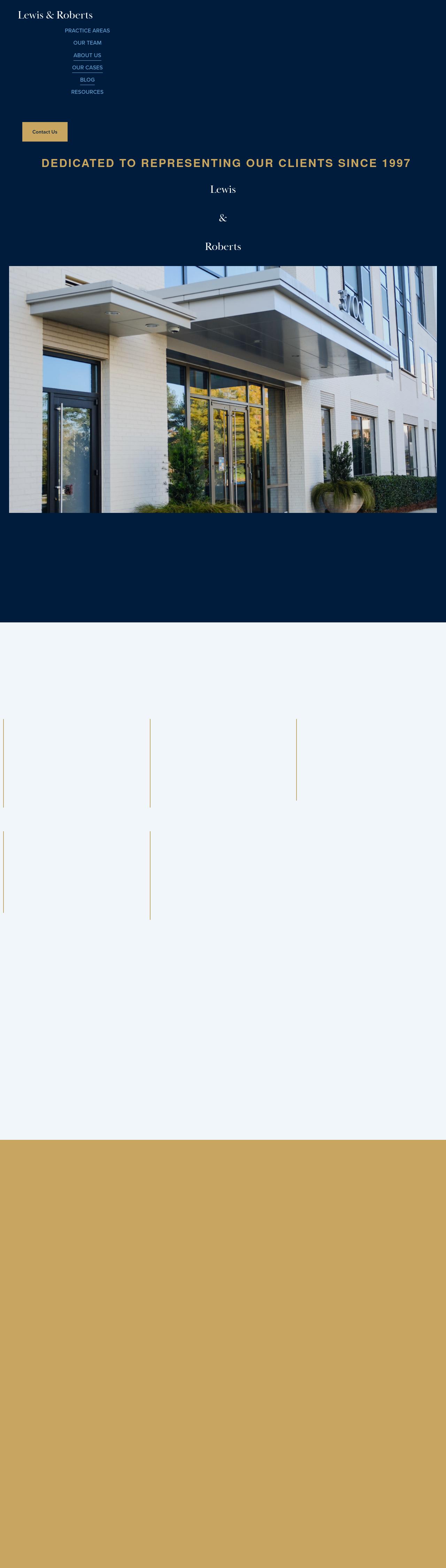 Lewis & Roberts, PLLC Charlotte, NC Office