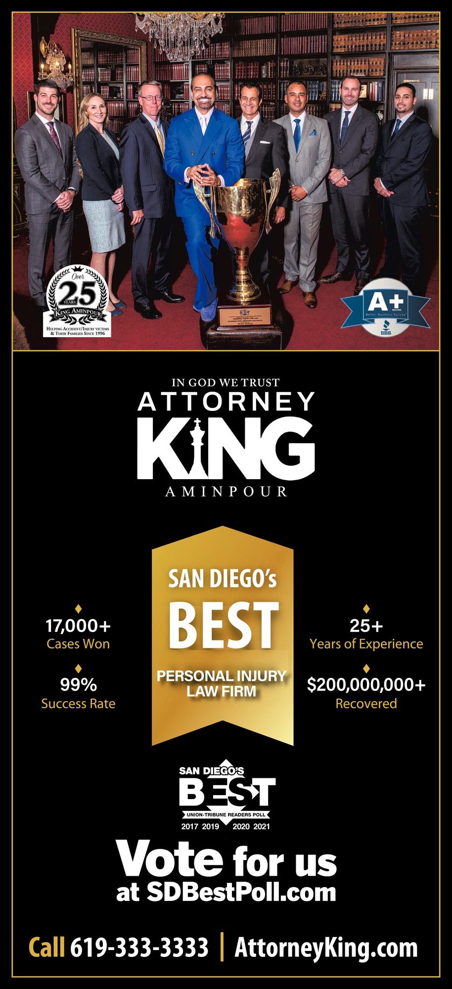 King Aminpour Car Accident Lawyer San Diego,  Office