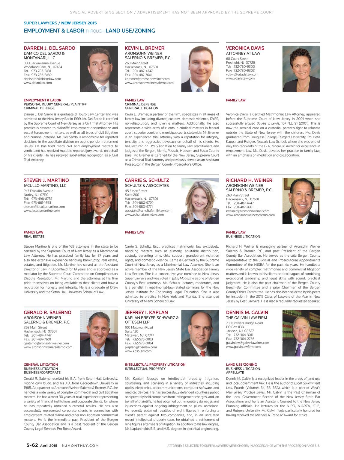 Sokol, Behot & Fiorenzo Hackensack, NJ Office