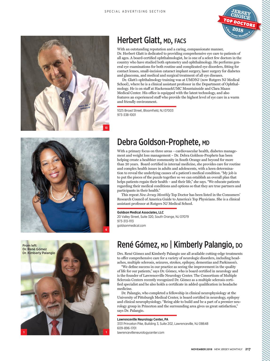 Goldson Medical Associates South Orange,  Office