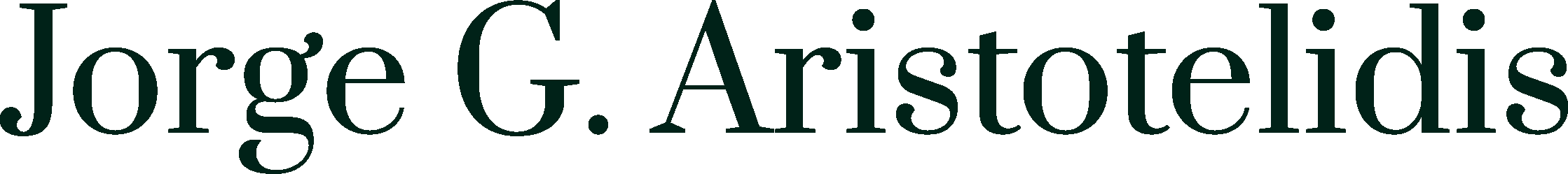 Jorge G. Aristotelidis San Antonio, TX Office