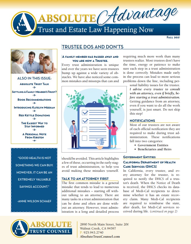 Absolute Trust Counsel Walnut Creek,  Office