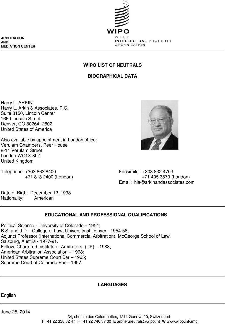 FERAL-SCHUHL / SAINTE-MARIE Paris, France Office