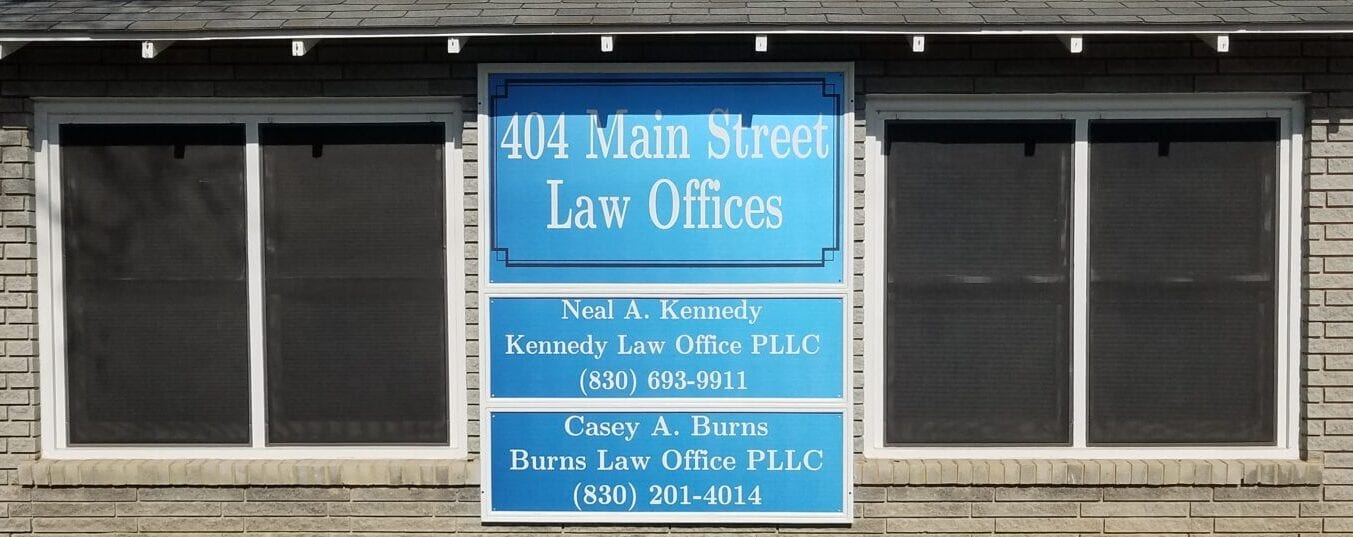 Kennedy Attorneys & Counselors at Law Marble Falls, TX Office