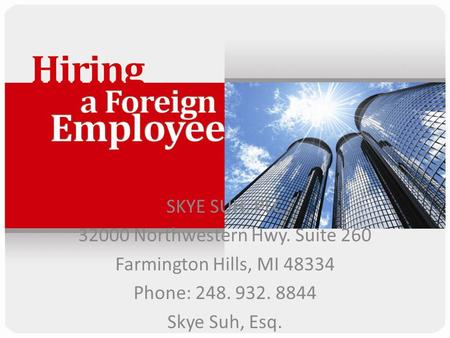 Skye Suh, PLC Farmington Hills, MI Office