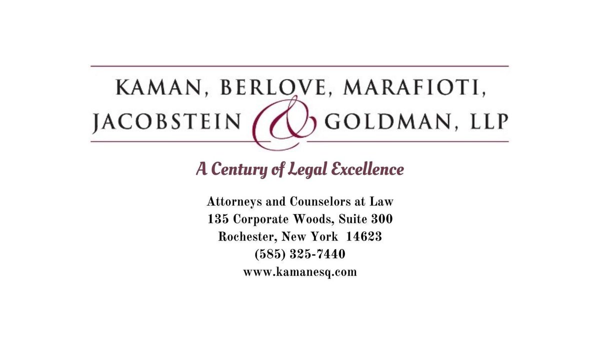 Kaman, Berlove, Marafioti, Jacobstein & Goldman, LLP Rochester, NY Office