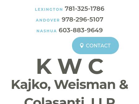 Kajko, Weisman & Colasanti, LLP North Reading, MA Office