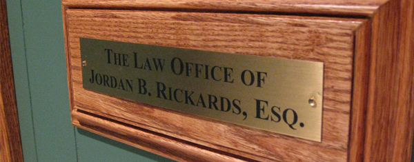 The Law Office of Jordan B. Rickards, Esq., LLC Milltown,  Office