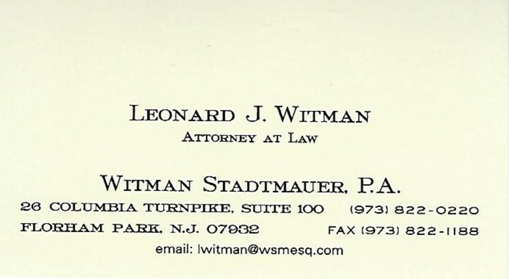 Hinkle Prior & Fischer, P.C Florham Park, NJ Office