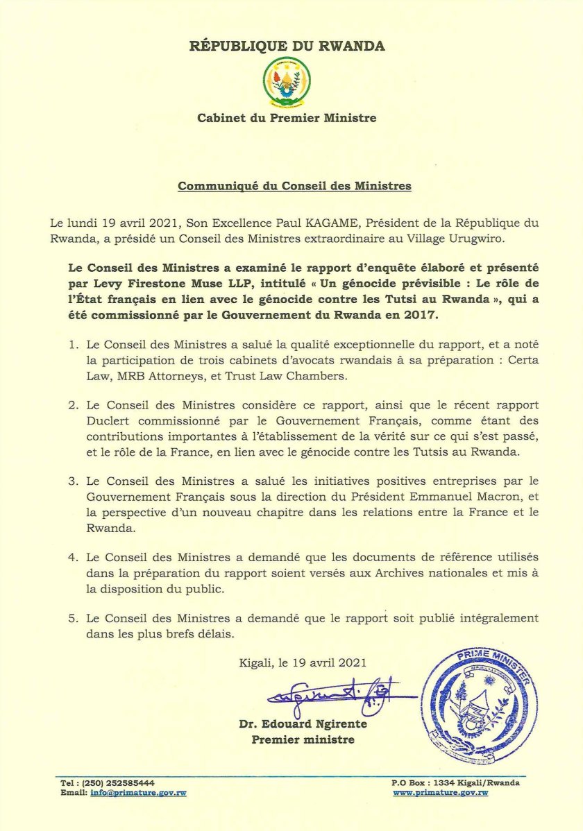 Trust Law Chambers Kigali, Rwanda Office