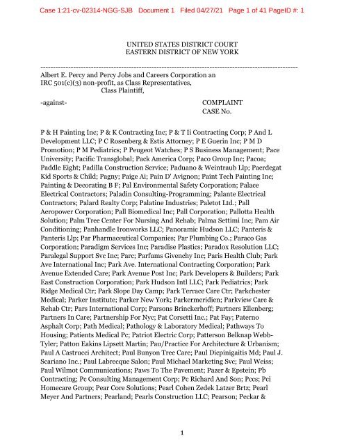 Pillinger Miller Tarallo Elmsford, NY Office