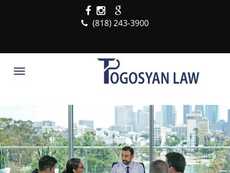 Law Offices of Tony Pogosyan Glendale,  Office