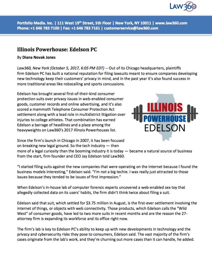 Edelson PC New York City, NY Office