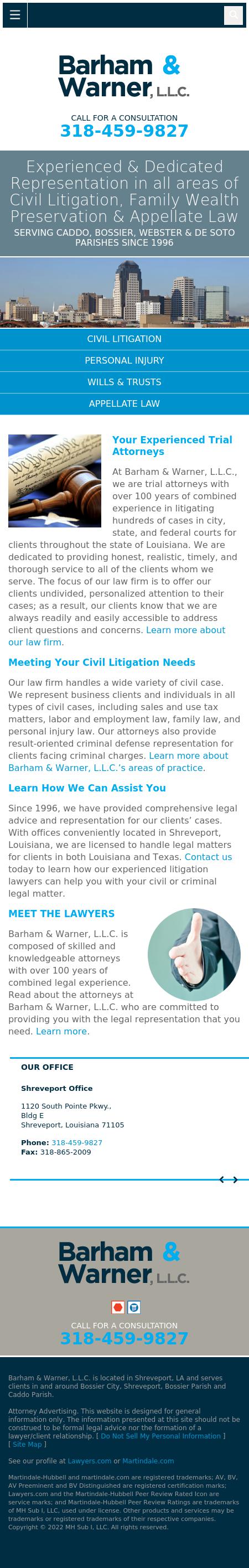 Barham Warner Stroud Carmouche, L.L.C Shreveport, LA Office