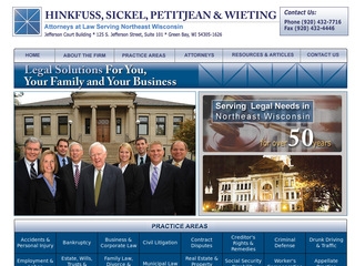 Hinkfuss, Sickel, Petitjean & Wieting Green Bay, WI Office