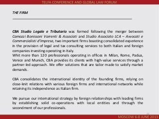 CBA Studio Legale Tributario Padua, Italy Office