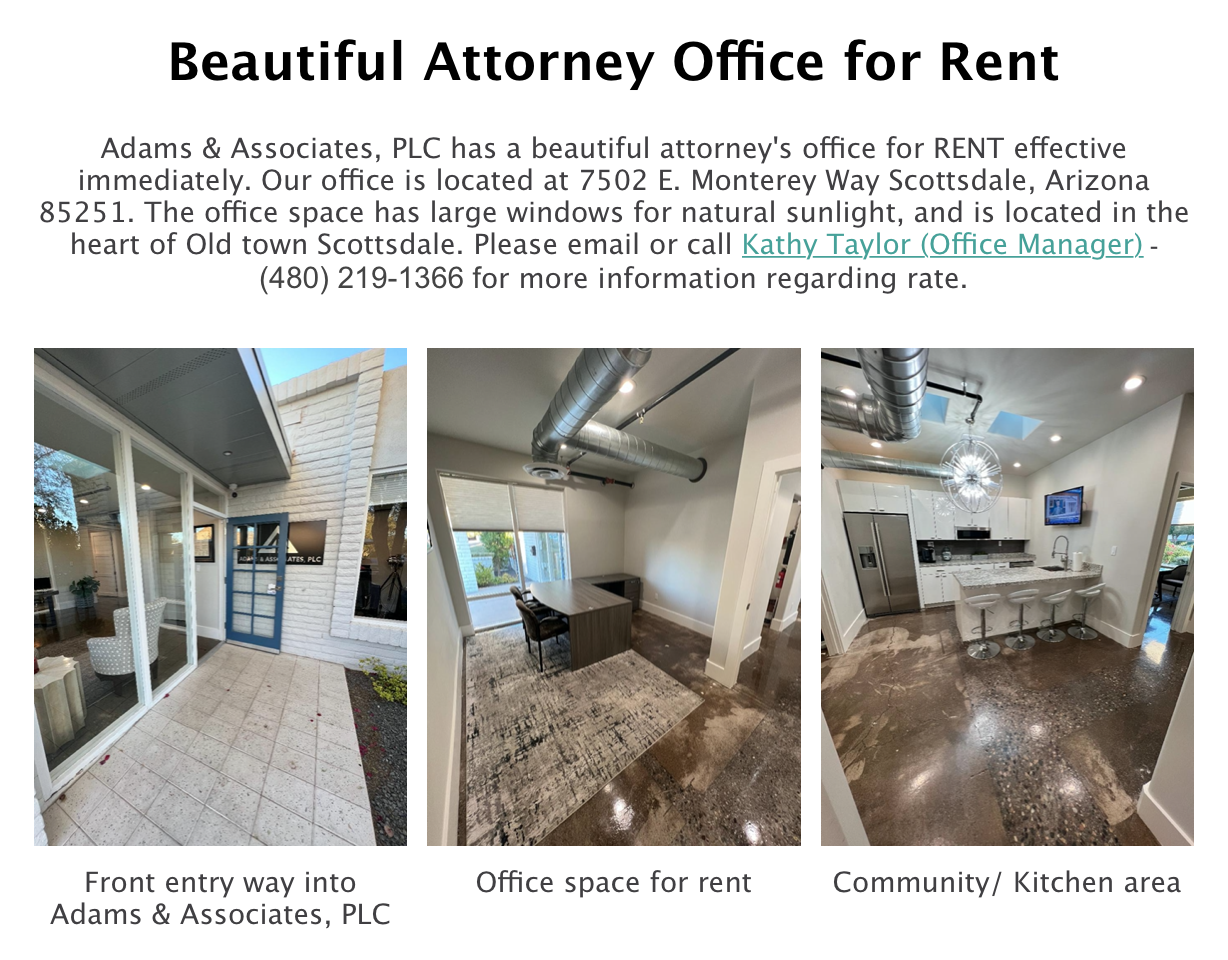 Adams & Associates, PLC Scottsdale,  Office