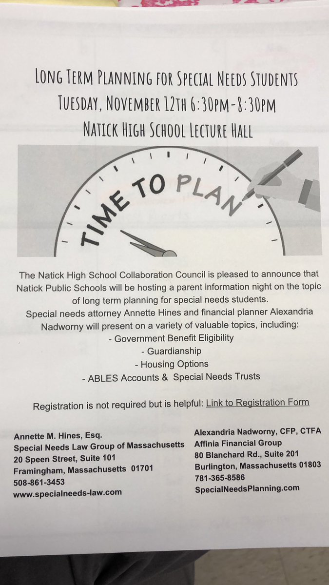 Special Needs Law Group of Massachusetts Framingham,  Office