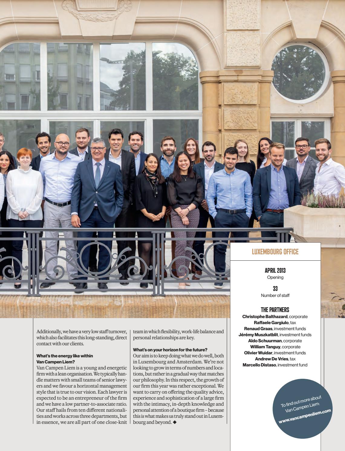 Van Campen Liem Luxembourg Office