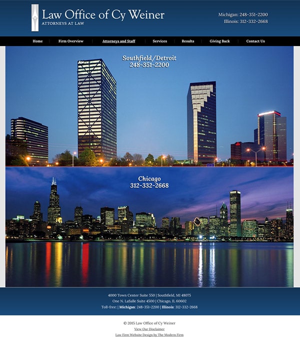 Michigan Law Firm Southfield, MI Office