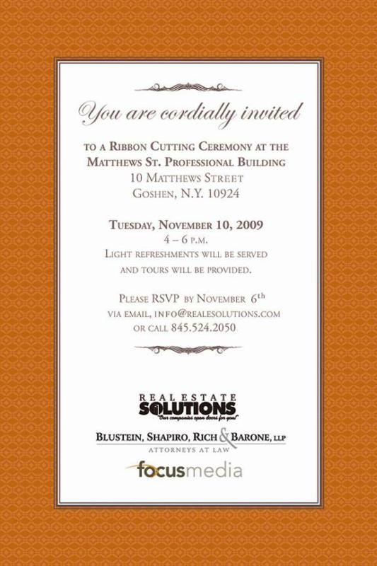 Blustein, Shapiro, Frank & Barone, LLP Goshen, NY Office