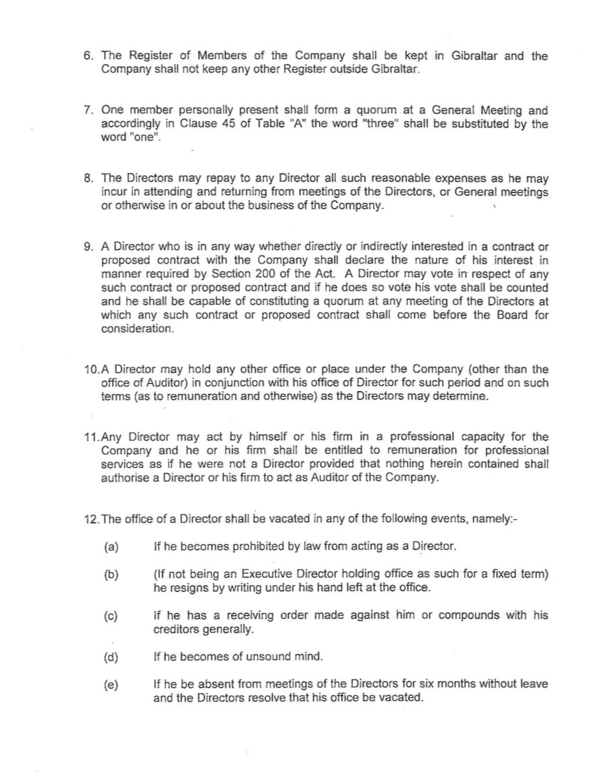 Conveys Dill & Pearman Hamilton, United Kingdom Office