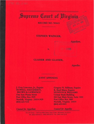 Glasser & Glasser PLC Norfolk, VA Office