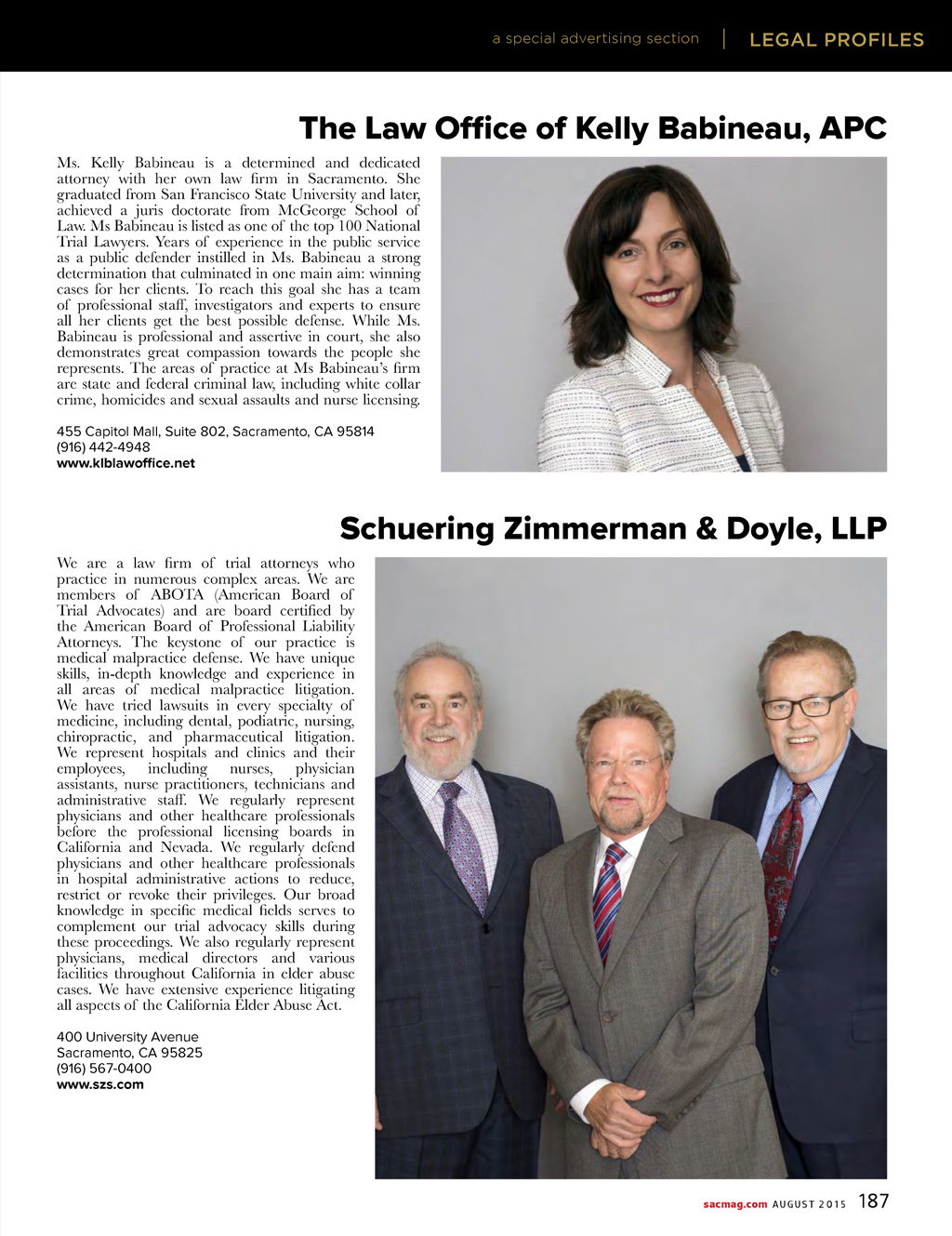 Schuering & Doyle, LLP Sacramento, CA Office
