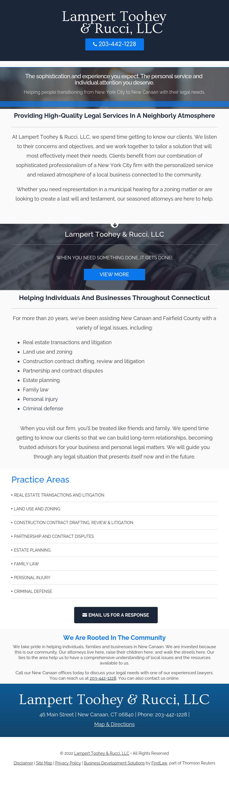 Rucci Law Group, LLC New Canaan, CT Office