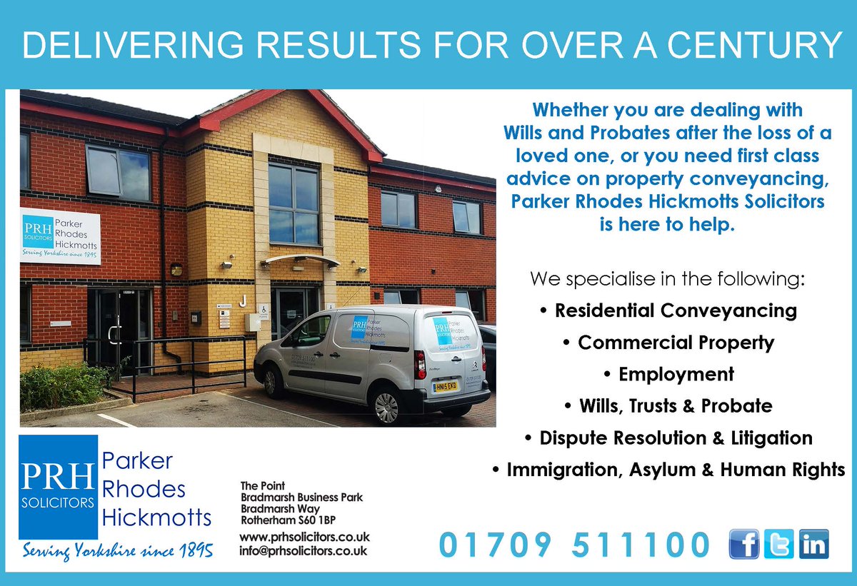 Parker Rhodes Hickmotts Solicitors Rotherham, United Kingdom Office