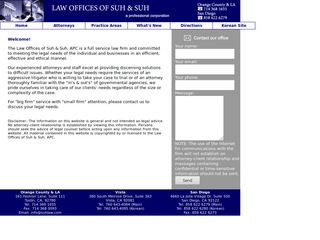 The Law Offices of Suh & Suh, APC San Diego, CA Office