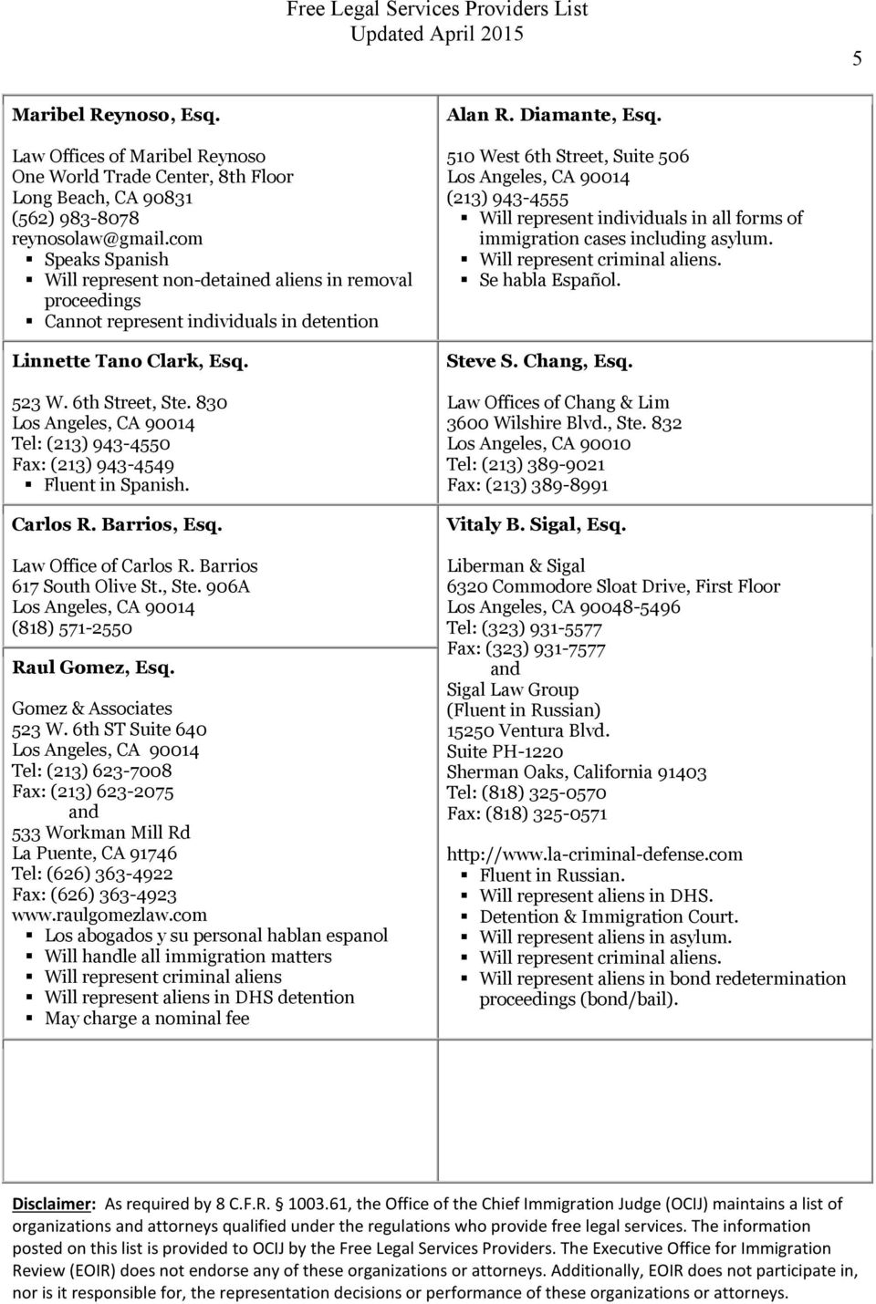 Ortega, Canossa & Associates, PLC Los Angeles, CA Office